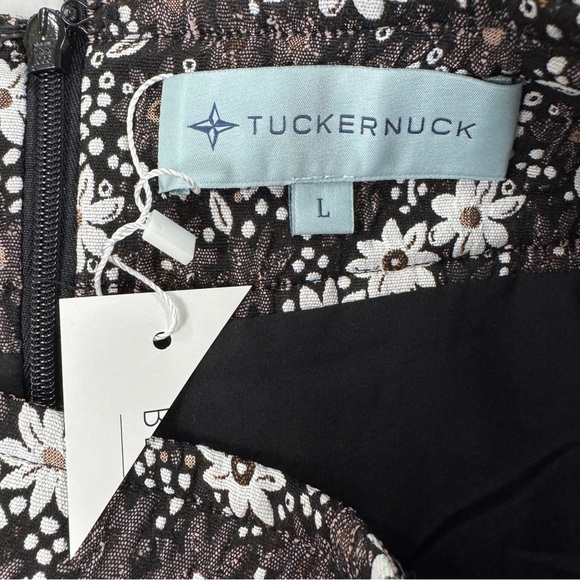 Tuckernuck Floral Black and White A Line Skirt - Picture 10 of 12